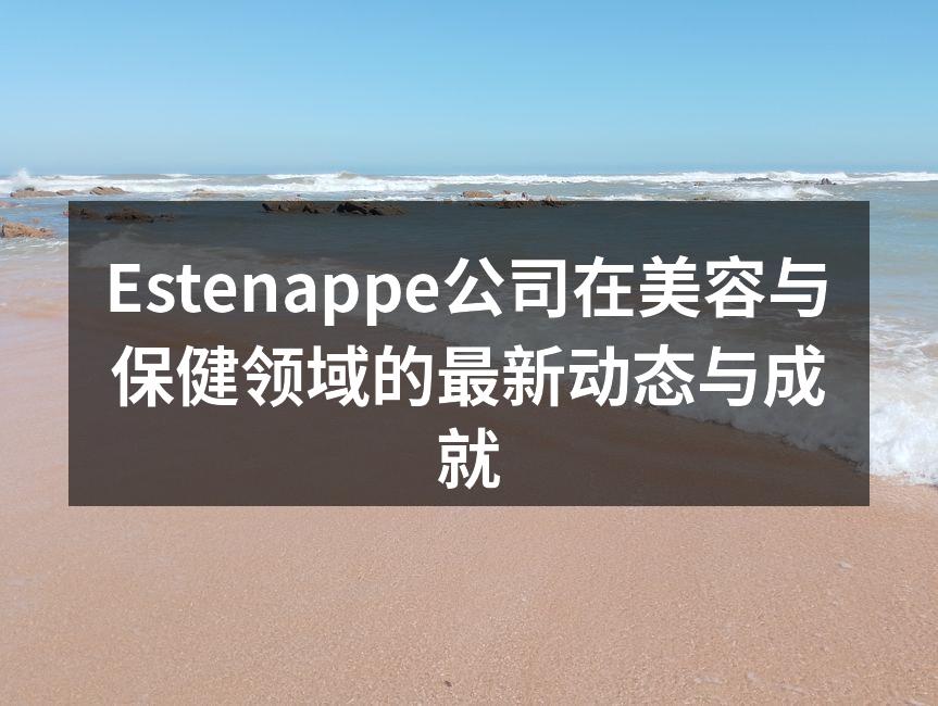 Estenappe最新产品发布会现场